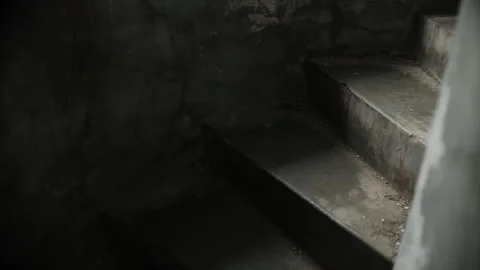 Spiral Staircase Inside an Old Lighthouse Stock Footage 297039440