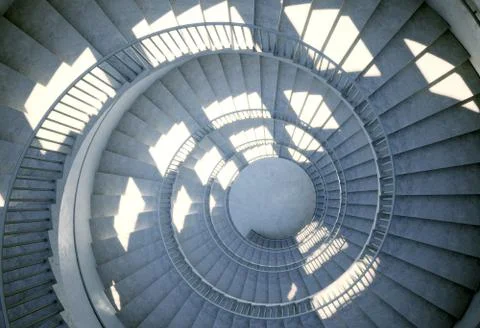 Spiral staircase Stock Photos