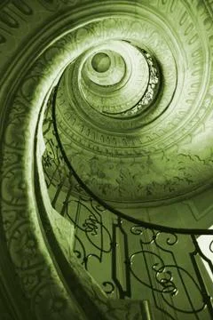 Spiral staircase.. Stock Photos