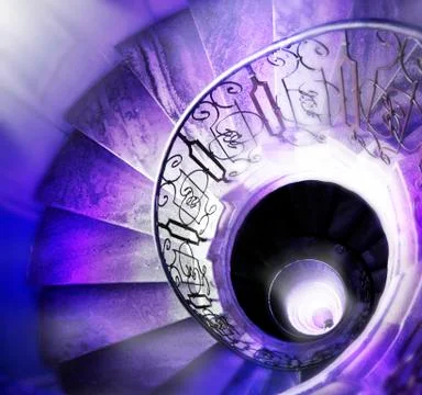 Spiral staircase.. 스톡 사진