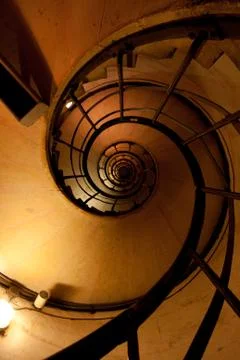 Spiral Staircase Stockfoto's