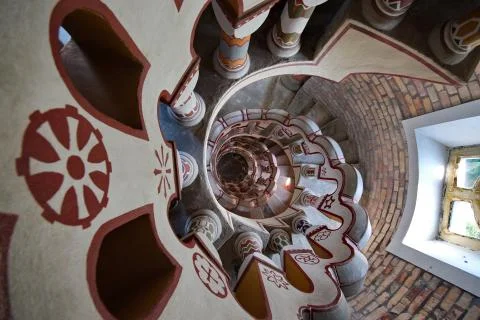 Spiral staircase Stockfoto's