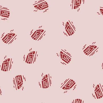 Spiral staircase progress glyph seamless pattern 库存插图