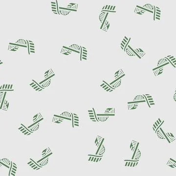 Spiral staircase progress glyph vector seamless pattern 스톡 일러스트