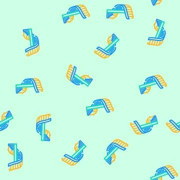Spiral staircase progress vector seamless pattern イラスト素材