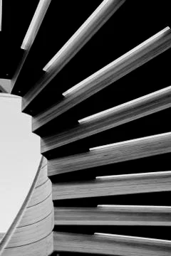 Spiral staircase steps Stock Photos
