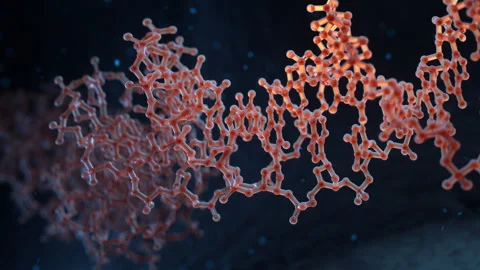 Spiral strand of human DNA Stock Footage 234403265
