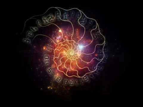 Spiral Stream Stock Illustration