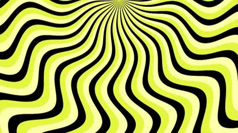 Spiral Sunbeams Loop10 yellow Stock Footage