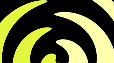 Spiral Sunbeams Loop16 yellow Video stock 10717701