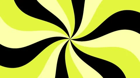 Spiral Sunbeams Loop3 yellow Stock Footage 10713684