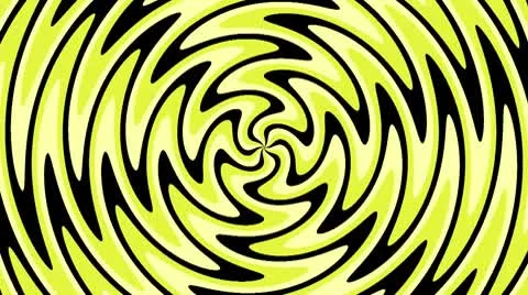 Spiral Sunbeams Loop4 yellow Stock Footage 10715419