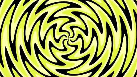 Spiral Sunbeams Loop5 yellow Video stock 10715388
