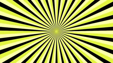 Spiral Sunbeams Loop7 yellow Video stock 10715409