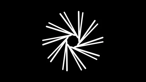 Spiral Sunburst Animation Stock Footage 335626344