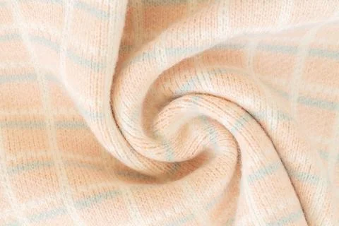 Spiral surface and texture of woolen fabric sample Stock Photos