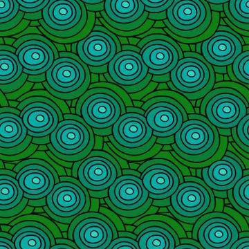 Spiral vector seamless pattern Stock Illustration