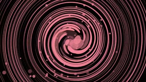 Spiral vortex concentric rings and scattered dots background animation, hig.. Stockbeeldmateriaal 329938688
