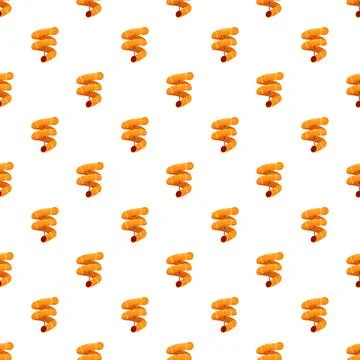Spiral water slide pattern for summer fun background Illustration