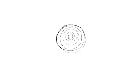 Spiral on White Background Stock Footage 306341609