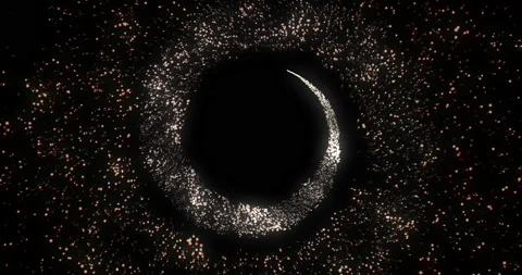 Spiral White Particles Background Loop Stock-Footage 140755282