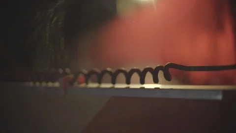 Spiral wire and light Stock Footage 124385555