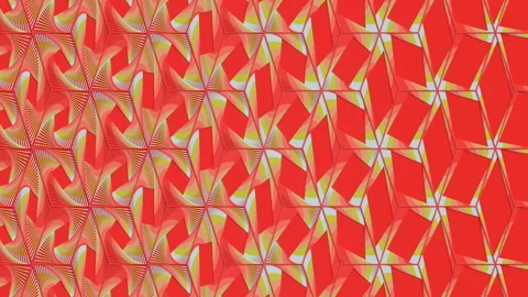 Spiral wire pattern abstract loop animation. 3d rendering geometric shape HD Stock Footage 138033643