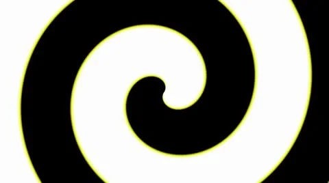 Spiral3 yellow Stock Footage 10712382