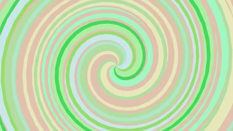 Spiraling abstract illustration featuring pastel colors Stock Footage 331649926