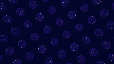 Spiraling circles dynamic and visually interesting pattern Stock Footage 292945096