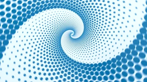 Spiraling Dots Illusion Close-Up Stock Footage 247526981