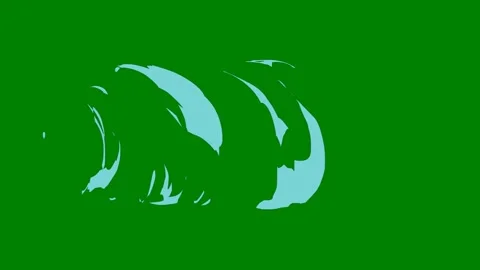 A spiraling fluid motion effect on green screen ideal for smooth Stock-Footage 301387021