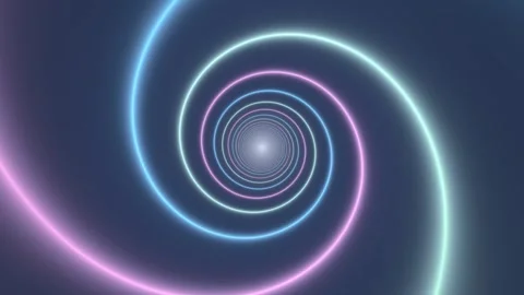 Spiraling galaxy tunnel background creates a dynamic Video stock 342461353