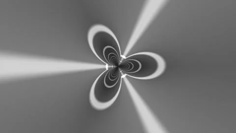 Spiraling Geometric Title Sequence Seamless Loop Stock Footage 342747347