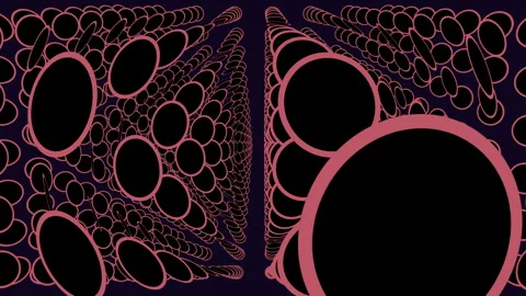 Spiraling monochromatic circles in 3d-esque grayscale pattern Stockbeeldmateriaal 300998193