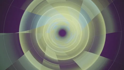 Spiraling patterns with light and color in abstract design Stock Footage 337411149