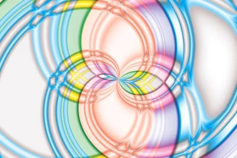 Spiraling stains abstract background, ink stains of different colors Illustrazione stock