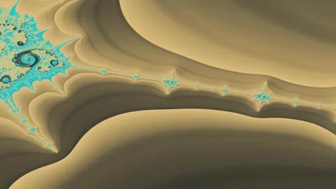 Spiraling tendrils unfold in recursive waves of organic motion Video stock 317155339