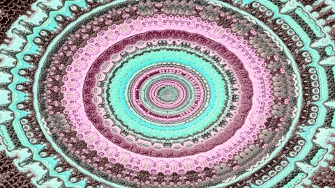 Spiraling tendrils unfold in recursive waves of organic motion Video stock 317155573