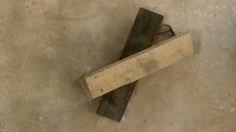 Spiraling wood, Slow Motion Stock Footage 11142891