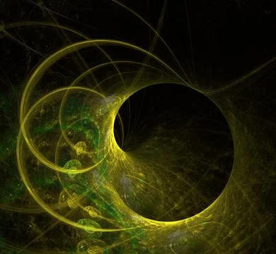 Spirals and circles. Endless, continuous line イラスト素材