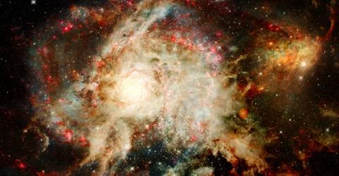 Spirals and supernovae. Elements of this image furnished by NASA Stock Photos