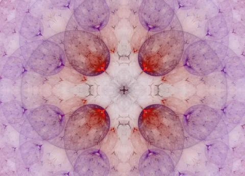 Spirals - mysterious psychedelic relaxation pattern. Glowing spiral banner, Stock Illustration