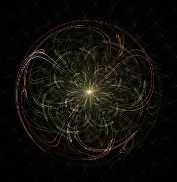 Spirals, rings and loops with texture on background 스톡 일러스트