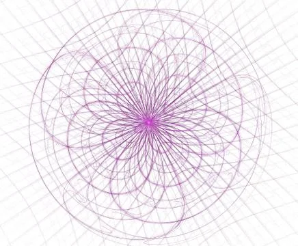 Spirals, rings and loops with texture on background Illustrazione stock