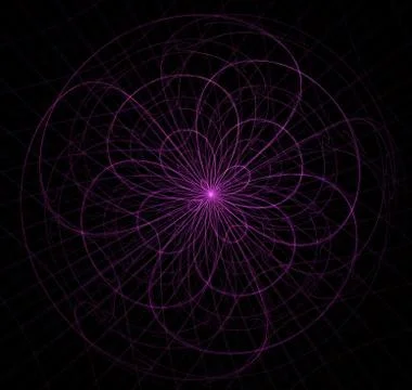 Spirals, rings and loops with texture on background Illustrazione stock