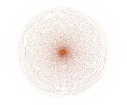 Spirals, rings and loops with texture on background Illustrazione stock