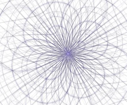 Spirals, rings and loops with texture on background Stock Illustration