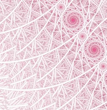 Spirals, rings and loops with texture on background Illustrazione stock