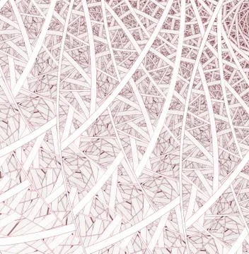 Spirals, rings and loops with texture on background Stock Illustration